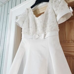 Cream, full length, Wedding Dress